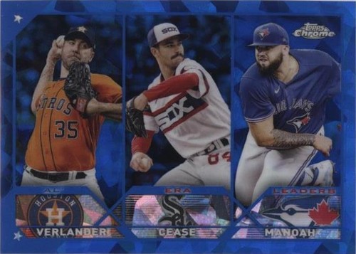 2023 Topps Chrome Sapphire Edition - Alek Manoah Dylan Cease Justin Verlander #311