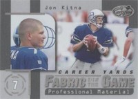 1999 Leaf Certified Jon Kitna #FG73