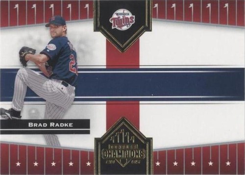 2005 Donruss Champions - Brad Radke #123