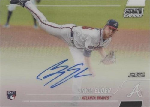 2022 Topps Stadium Club Chrome - Bryce Elder #SCCUA-BE