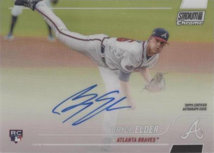 2022 Topps Stadium Club Chrome - Bryce Elder #SCCUA-BE