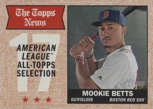 2017 Topps Heritage - Mookie Betts #362