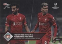 2021-22 Topps Now UCL Mohamed Salah Roberto Firmino #113