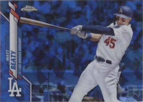 2020 Topps Chrome Sapphire Edition - Matt Beaty #564