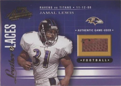 2001 Playoff Absolute Memorabilia Jamal Lewis #LL43