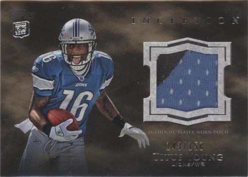 2011 Topps Inception Titus Young #RP-TY