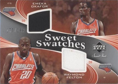 2006-07 Upper Deck Sweet Shot - Raymond Felton/Emeka Okafor #SSD-OF