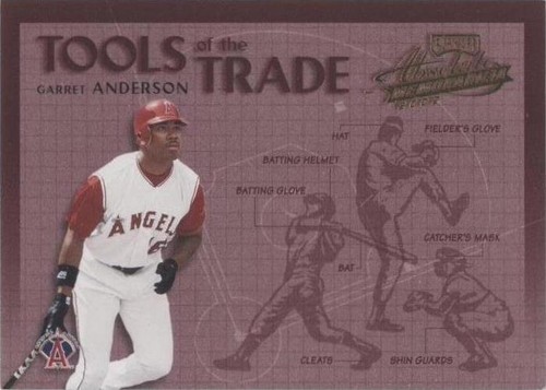 2002 Playoff Absolute Memorabilia - Garret Anderson #TT-41
