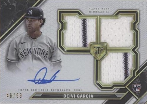 2021 Topps Triple Threads - Deivi Garcia #RFPAR-DG