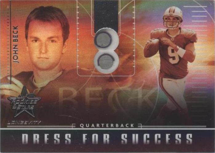 2007 Leaf Rookies & Stars Longevity John Beck #DS-16