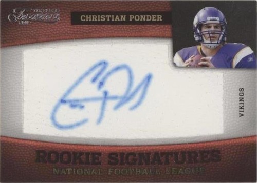 2011 Panini Timeless Treasures Christian Ponder #146