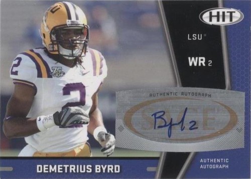 2009 SAGE Hit Demetrius Byrd #A98