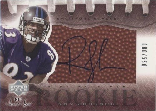 2002 Upper Deck Sweet Spot Ron Johnson #155