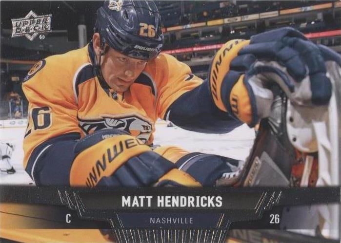 2013-14 Upper Deck - Matt Hendricks #342