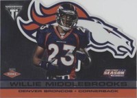 2001 Pacific Private Stock Titanium Postseason Willie Middlebrooks #P34