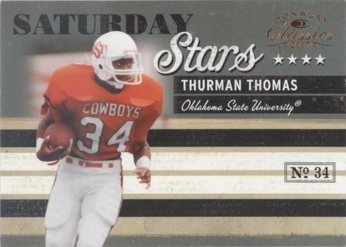 2007 Donruss Classics Thurman Thomas #SS-21