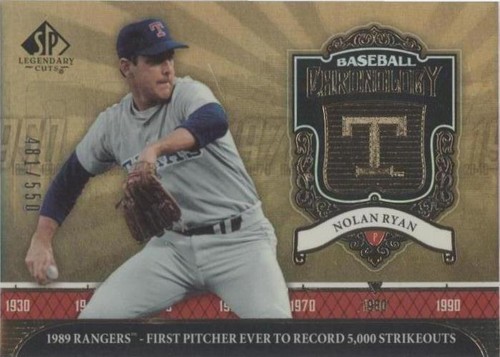 2006 SP Legendary Cuts - Nolan Ryan #BC-NR2