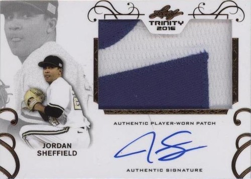 2016 Leaf Trinity - Jordan Sheffield #PA-JS1