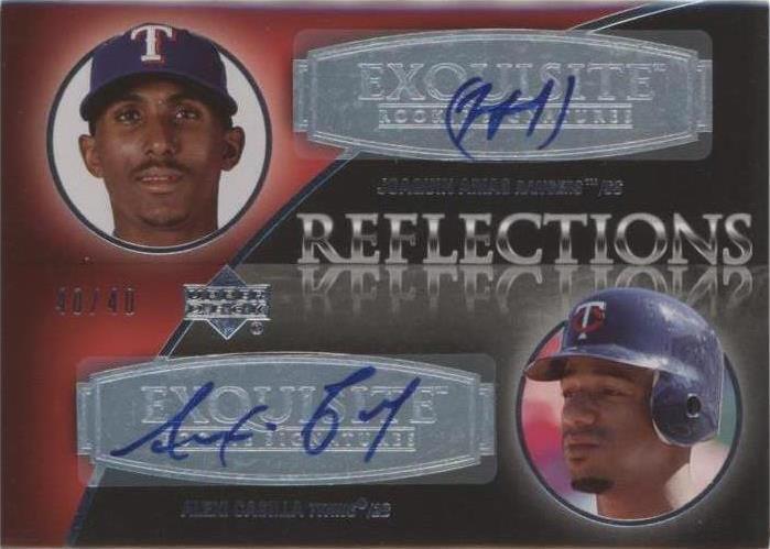 2007 Upper Deck Exquisite Rookie Signatures - Alexi Casilla Joaquin Arias #REF-AC