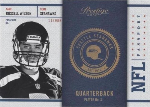 2012 Playoff Prestige Russell Wilson #31