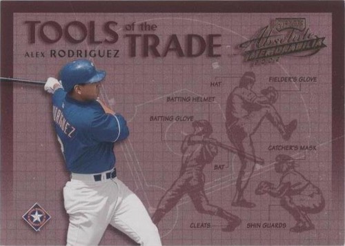 2002 Playoff Absolute Memorabilia - Alex Rodriguez #TT-78