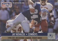 1991 Pro Set Mobil FACT Jay Novacek #12