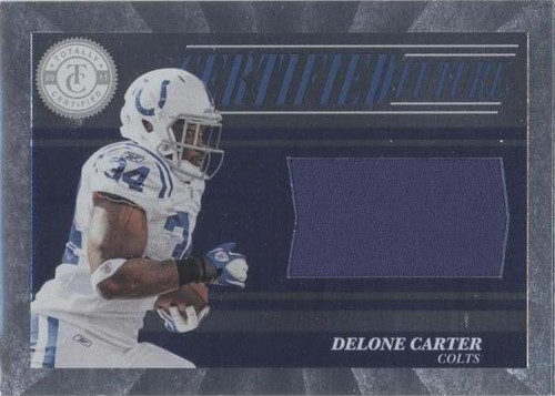 2011 Panini Totally Certified Delone Carter #18
