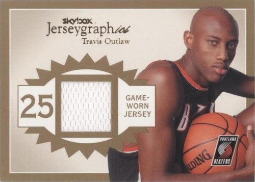 2003-04 Skybox Autographics - Travis Outlaw #J-TO