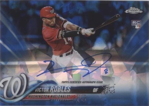 2018 Topps Chrome Sapphire Edition - Victor Robles #AC-VR