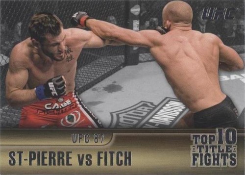 2011 Topps UFC Title Shot - Georges St-Pierre Jon Fitch #TT-15