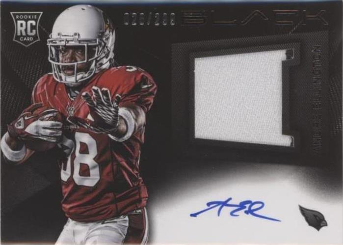 Panini Black Andre Ellington #202 2013