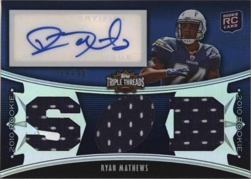 2010 Topps Triple Threads Ryan Mathews #105