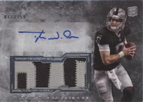 2013 Topps Inception Tyler Wilson #IAJP-TW