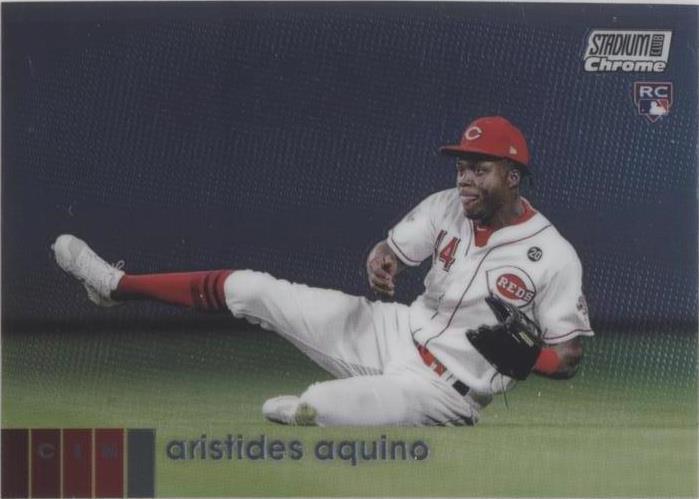 2020 Topps Stadium Club Chrome - Aristides Aquino #36
