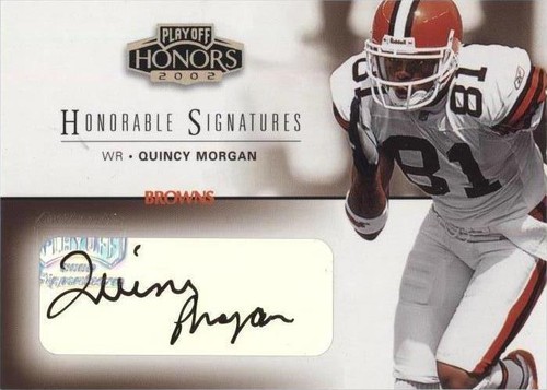 2002 Playoff Honors Quincy Morgan #HS-42