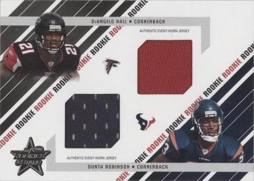 2004 Leaf Rookies & Stars DeAngelo Hall Dunta Robinson #287