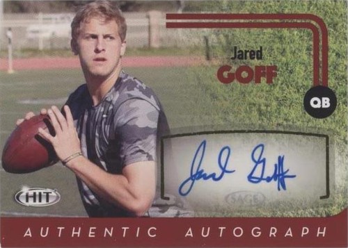 2016 SAGE Hit Jared Goff #A57