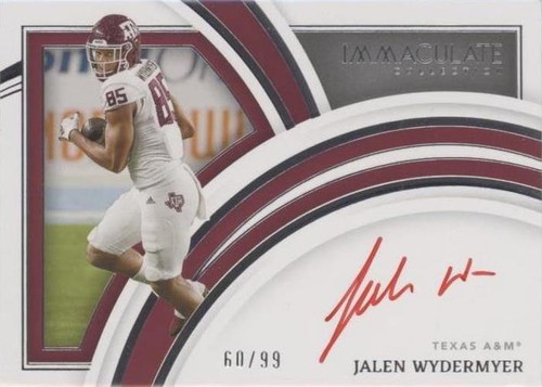 2022 Panini Immaculate Collection Collegiate Jalen Wydermyer #RA-JWY