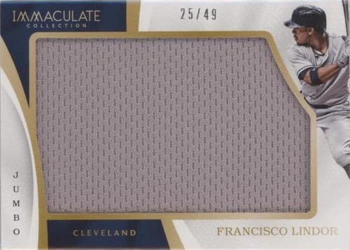 2017 Panini Immaculate Collection - Francisco Lindor #IJ-FL