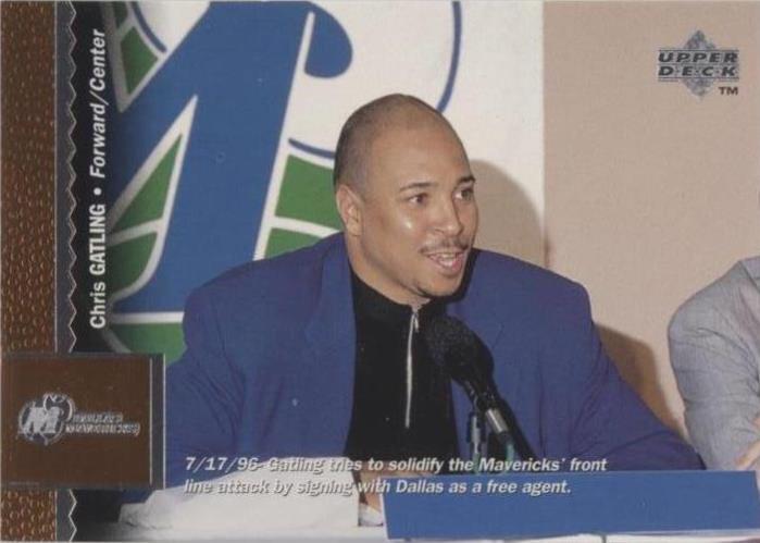 1996-97 cubierta superior - Chris Gatling #203