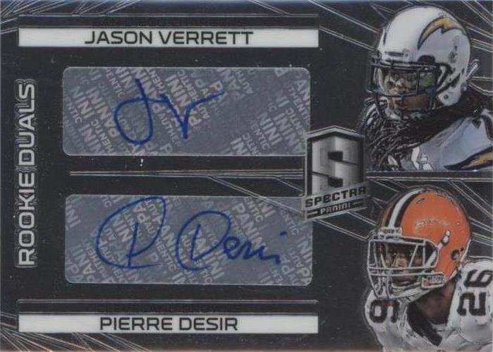 2014 Panini Spectra Jason Verrett Pierre Desir #256