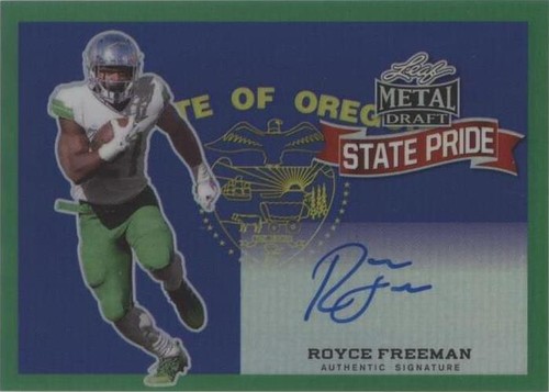 2018 Leaf Metal Draft Royce Freeman #SP-RF1