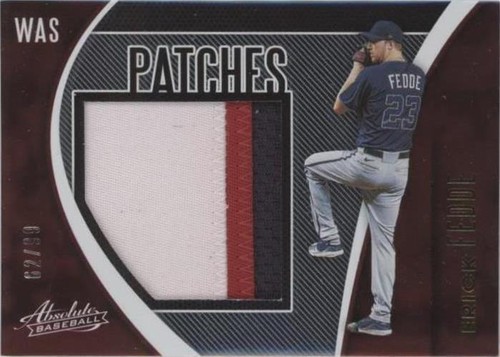 2021 Panini Absolute - Erick Fedde #PAT-EF