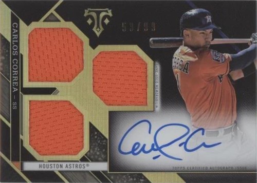 2016 Topps Triple Threads - Carlos Correa #RFP-CC