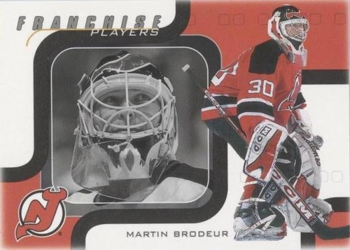 2002-03 In the Game Be A Player Memorabilia - Martin Brodeur #218