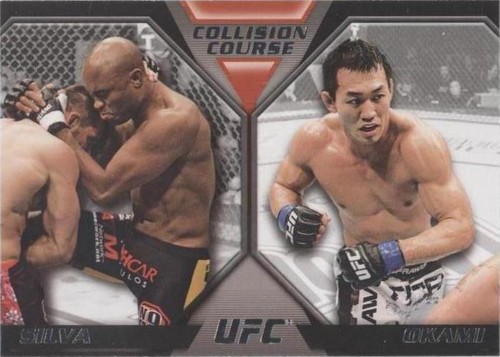 2011 Topps UFC Moment of Truth - Anderson Silva Yushin Okami #CC-SO