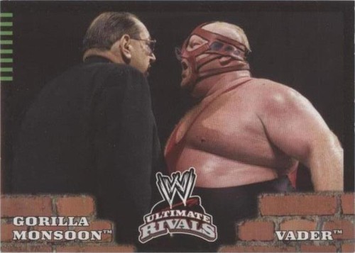 2008 Topps WWE Ultimate Rivals - Gorilla Monsoon Vader #89