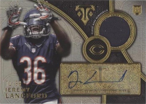 2015 Topps Triple Threads Jeremy Langford #TTRAR-JLA
