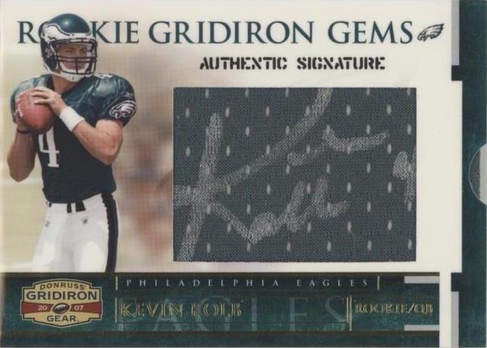 2007 Donruss Gridiron Gear Kevin Kolb #215