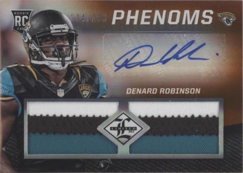 2013 Panini Limited Denard Robinson #206